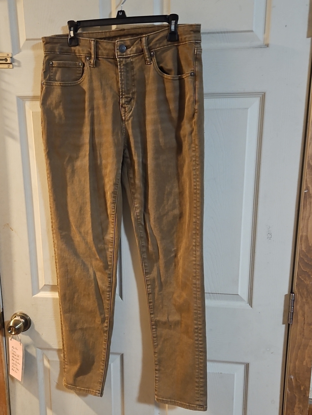American Eagle Men's Tan Jean: ATHLETIC FIT: Great Condition: Size 32x34